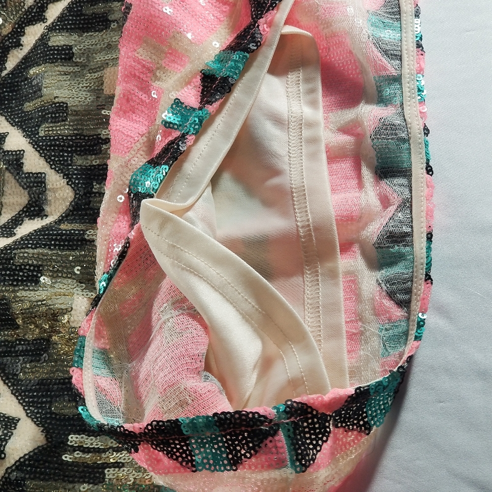 Forever 21 tribal print mini skirt